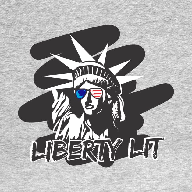 Party Like It's 1776 "Let's Get Lit" by FreckleFaceDoodles